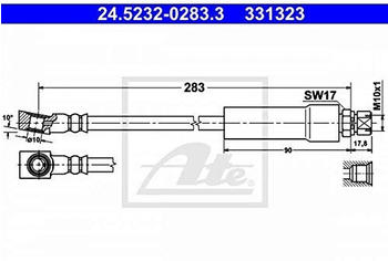 ATE 24.5232-0283.3 Bremsschlauch