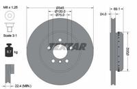 Textar Bremsscheibe PRO+ 92253925