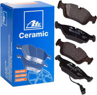 1x ORIGINAL ATE CERAMIC SATZ SATZ-BREMSBEL&Auml;GE SATZ-BREMSKL&Ouml;TZE BREMSBELAGSATZ