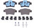 ATE Bremsbeläge mit Zubehör hinten für Citroen C4 Grand Picasso (13.0460-3836.2)