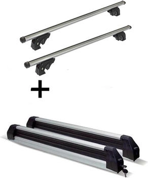 VDP Skiträger Silver Ice Dachträger/Relingträger LION1