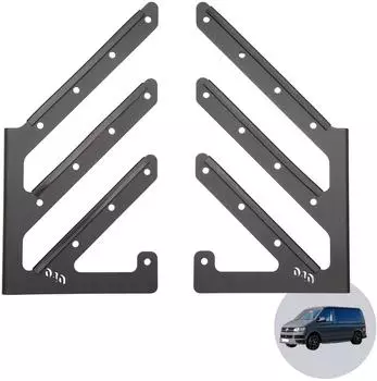 040 Parts Universeller Wakeboard / Kiteboard / Snowboard / Ski Halter, Molle-kompatibel, für VW T5/T6/T6.1