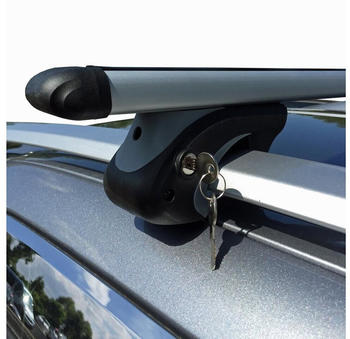 VDP Relingträger + Dachbox kompatibel mit Citroen C4 Grand Picasso UA 06-13