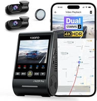 Viofo A229 PRO 3CH-G, Viofo A229 Pro 3CH (Eingebautes Display, Eingebautes Mikrofon,