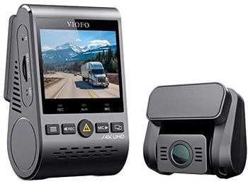 VIOFO A129 Pro 2CH Duo (GPS-Empfänger Bluetooth Eingebautes Display Eingebautes Mikrofon Beschleunigungssensor 4K) Schwarz (viofo6972147070663)