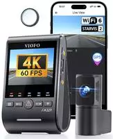 VIOFO Dashcam A329S 2CH, Auto, 4K Weitwinkel-Kamera 140&deg;, R&uuml;ckfahrkamera 160&deg;,