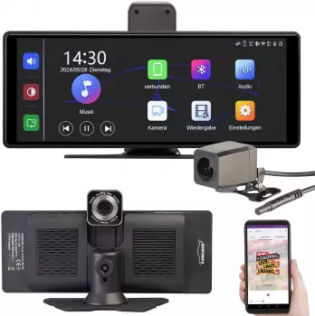 Lescars Display mit Dashcam