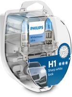 Philips Gl&uuml;hlampe, Fernscheinwerfer WhiteVision ultra 12258WVUSM