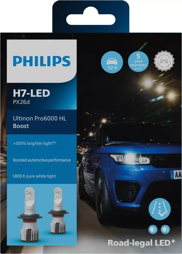 Philips Ultinon Pro6000 LED Festoon C5W 30mm 24V – Blanc Froid 6000K, Éclairage Auto Puissant & Durable