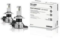 Ams-Osram Gl&uuml;hlampe, Fernscheinwerfer NIGHT BREAKER&reg; LED SMART H4 64193DWNBSM