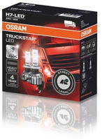 Ams-Osram Gl&uuml;hlampe, Hauptscheinwerfer TRUCKSTAR LED H7 64215DWTS-2HFB