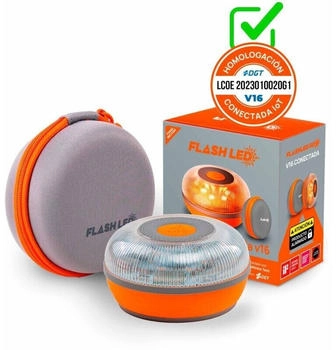 KPS Group FlashLED SOS V16 with IoT Connected Geolocation with EVA Shock-Proof Case 1pc.
