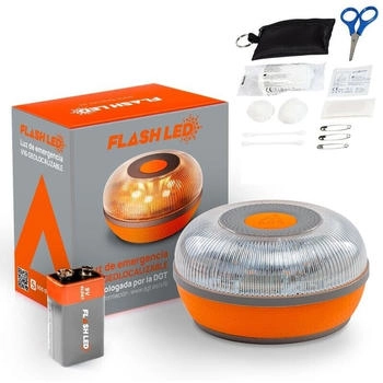 KPS Group FlashLED SOS V16 with IoT Connected Geolocation + First Aid Mini Set 1 pc.