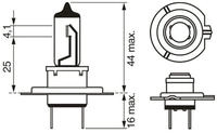 Bosch Gl&uuml;hlampe, Hauptscheinwerfer Ultra White DBL 1 987 301 441