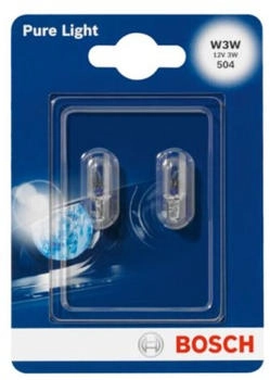 Bosch W3W Pure Light Glühlampe 12V 3W W2,1x9,5d (1 987 301 028)