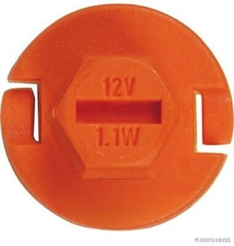 Herth+Buss Glühlampe, Instrumentenbeleuchtung, 12 V, 1,1 W, BAX 8,4d orange (89901272)