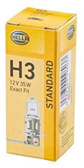 Hella Glühlampe H3 Standard 12V 35W PK22S Halogen (8GH 002 090-271)
