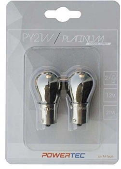MTech M-Tech ptzch36 02B Powertec 12 V 21 W PY21 W s25 bau15s orange (PTZCH36-02B)