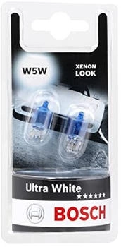 Bosch W5W Ultra White Fahrzeuglampen 12 V 5 W W2,1x9,5d 2 St&uuml;cke (1987301098)