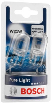 Bosch W21W Lampe Pure Light 12V 21W W3x16d (2 Stück) (1987301096)