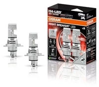 OSRAM Auto-Lampe Night Breaker Speed 450, 6000 Kelvin, H4, 12 V / 14 Watt,