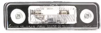 TYC Kennzeichenleuchte beidseitig mit Gl&uuml;hlampe f&uuml;r SKODA 15-0543-00-2