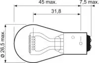 Valeo Gl&uuml;hlampe, Brems-/Schlusslicht ESSENTIAL 032105