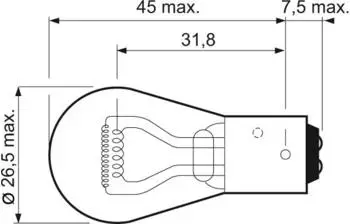 Valeo Gl&uuml;hlampe Brems-/Schlusslicht ESSENTIAL 032105