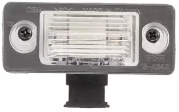 TYC Kennzeichenleuchte beidseitig mit Gl&uuml;hlampe f&uuml;r SKODA 15-0545-00-2