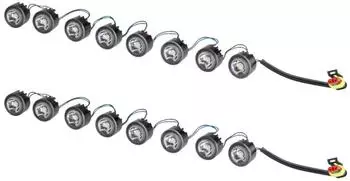 Hella LEDayFlex LED-Tagfahrleuchtensatz 12/24V (2PT 010 458-761)