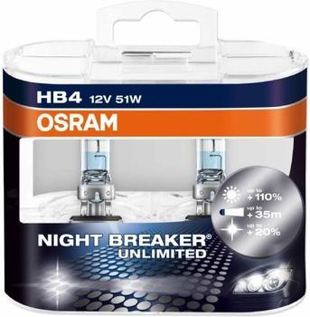 Osram Nightbreaker Unlimited HB4 Duo-Box