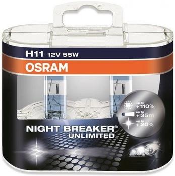 Osram Night Breaker Unlimited H11 Duo-Box (64211NBU-HCB)