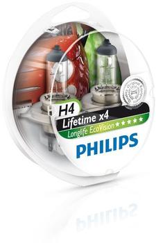 Philips LongLife EcoVision H4 Duo-Set
