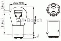 Bosch Gl&uuml;hlampe, Nebelschlussleuchte Pure Light WS 1 987 302 215