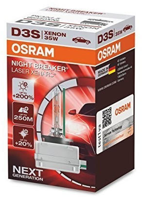 Osram Xenarc Night Breaker Laser D3S Next Gen (66340XNL)