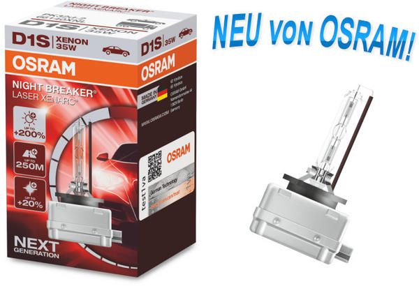 Osram Xenarc Night Breaker Laser D1S Next Gen (66140XNL)