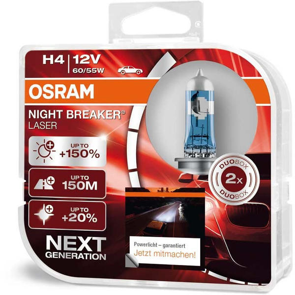 Osram Night Breaker Laser H4 Next Gen (64193NL-HCB)