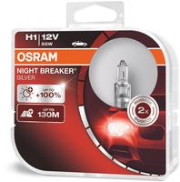Ams-Osram Gl&uuml;hlampe, Fernscheinwerfer NIGHT BREAKER&reg; SILVER 64150NBS-HCB