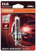 Osram Auto 64193NBS-01B Halogen Leuchtmittel Night Breaker Silver H4 60/55W 12V