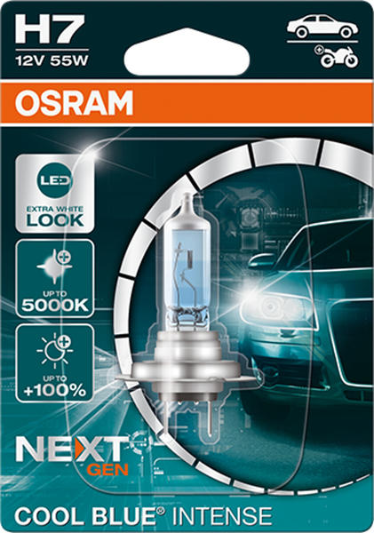 Osram Cool Blue Intense H7 Next Gen 12V 55W (64210CBN-01B)