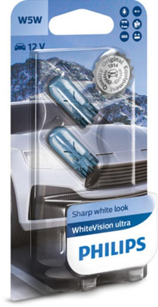 Philips WhiteVision ultra W5W (12961WVUB2)