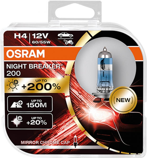 Osram Night Breaker 200 H4 Duo-Box (64193NB200-HCB)