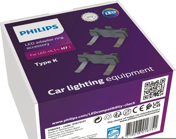 Philips Typ K LED Adapterringe H7-LED (11180X2)
