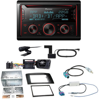 Pioneer FH-S820DAB USB DAB+ MP3 Digitalradio CD Einbauset für Mercedes ML W164