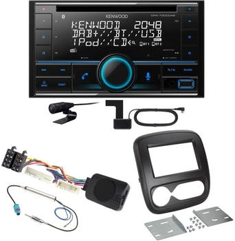 Kenwood DPX-7300DAB Bluetooth Digitalradio USB CD Einbauset für Renault Trafic 3