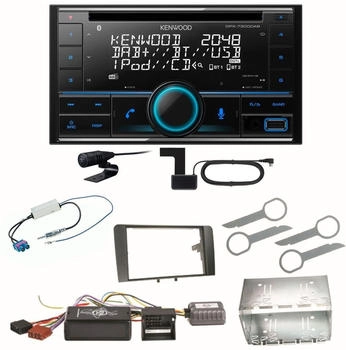 Kenwood DPX-7300DAB Bluetooth Digitalradio Einbauset für Audi A3 8P 8PA