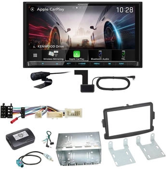 Kenwood DMX8021DABS Android Auto CarPlay Einbauset für Renault Trafic 3