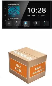 JUST SOUND best choice for caraudio Autoradio Einbauset JVC JVC KW-M695DBW Seat Altea Autoradio (Freisprecheinrichtung)
