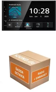JUST SOUND best choice for caraudio Autoradio Einbauset JVC JVC KW-M695DBW Skoda Octavia 2 Autoradio (Freisprecheinrichtung)