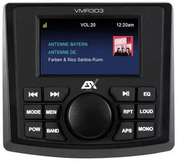 ESX VMR303 Marine Media Receiver DAB+ 3-Zonen-Steuerung (VMR303)